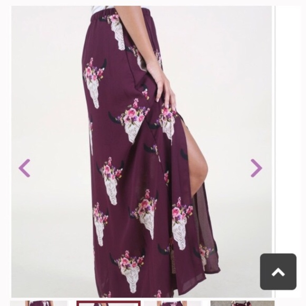 Altar'd State Steer Skull Skirt